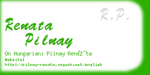 renata pilnay business card